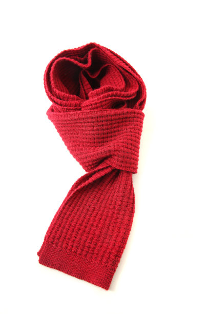 红色羊毛围巾图片下载