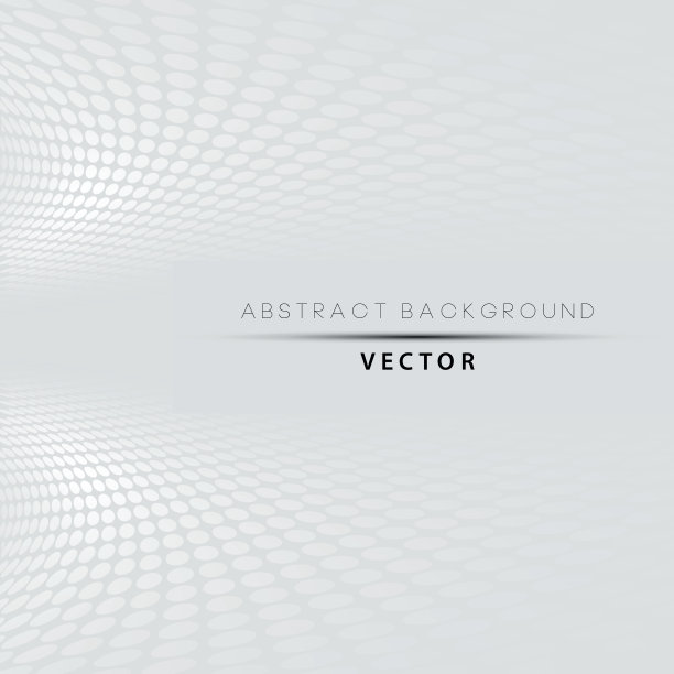 抽象的灰色和白色半色调透视背景。素材图片