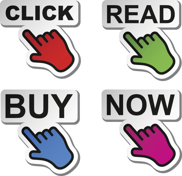 手指着贴纸上的字图片下载