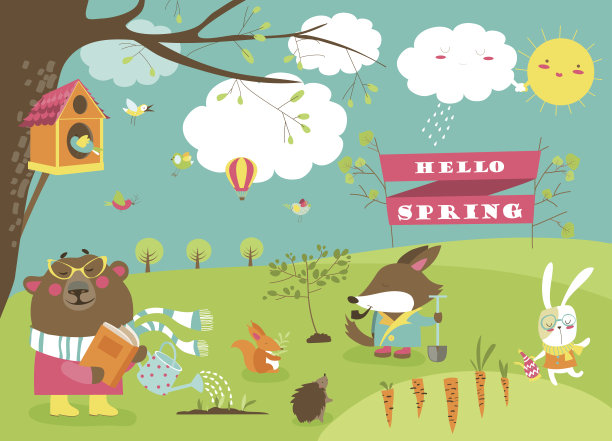 动物矢量图素材ID：134824072