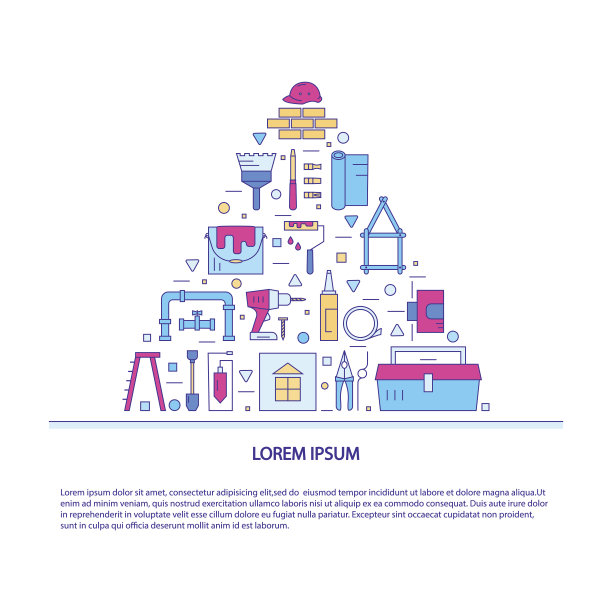 家居维修线艺术。图片下载