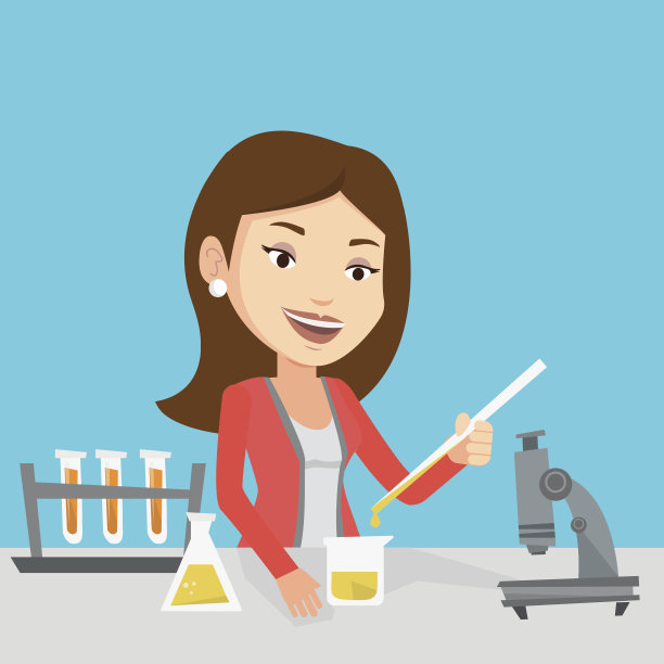 在实验班工作的学生图片下载