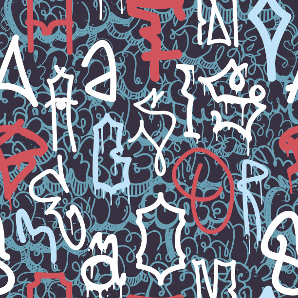 涂鸦抽象模式图片下载