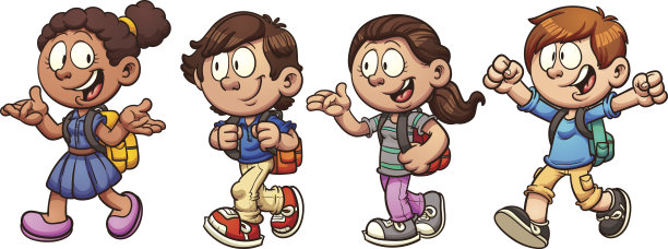 学校的孩子图片下载