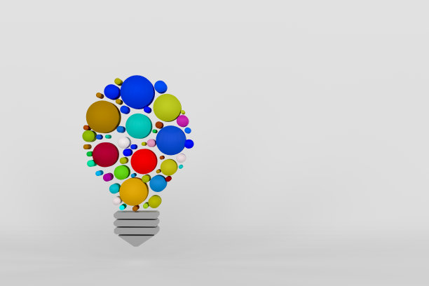 抽象的灯泡图片下载