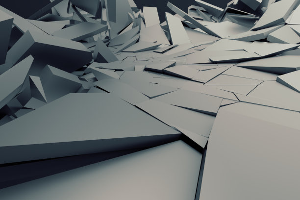 摘要裂纹表面的三维绘制。图片下载