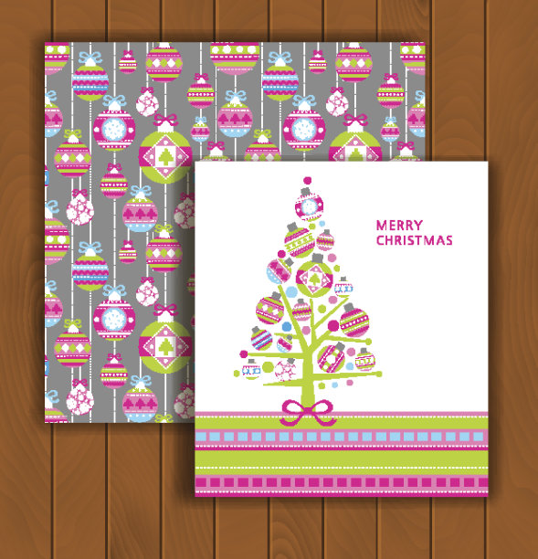 附有信封的优雅圣诞卡图片下载