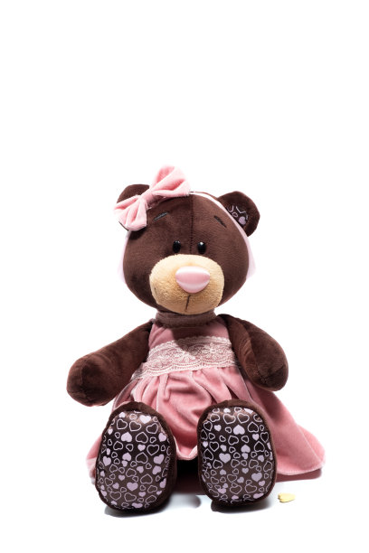 一个毛绒泰迪熊玩具的肖像。图片下载