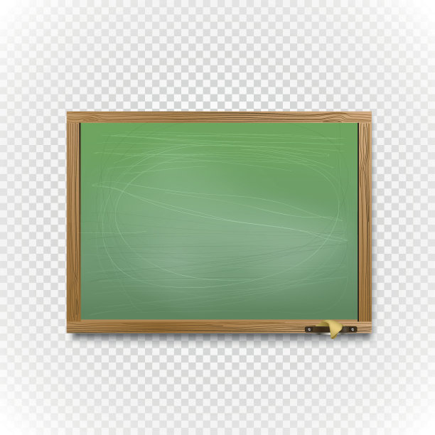 学校黑板上的透明背景。返校理念图片下载