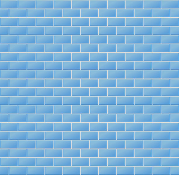 蓝色的墙砖图片下载