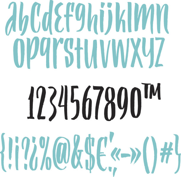 向量字母表图片下载