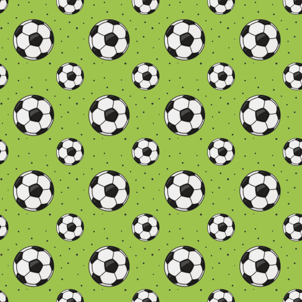 抽象无缝足球模式图片下载