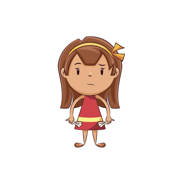 女孩没有钱图片下载