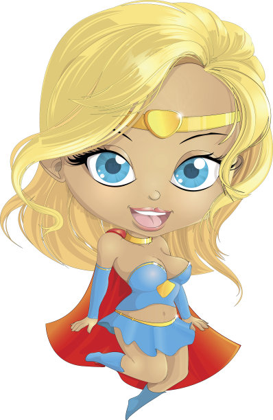 超级英雄女孩在飞图片下载