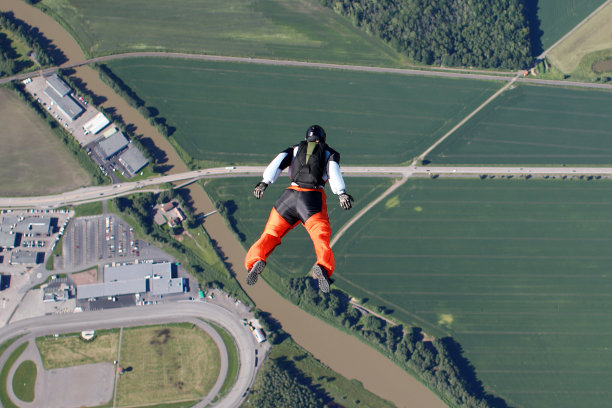 在挪威跳伞图片下载