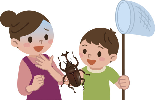 妈妈惊讶于甲虫图片下载