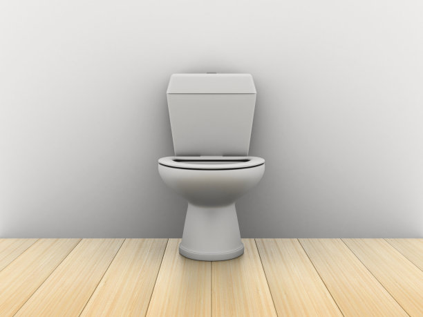 带卫生间的房间。三维图像图片下载