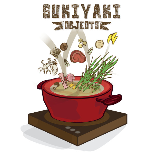 素喜烧锅物体绘图平面设计素材图片