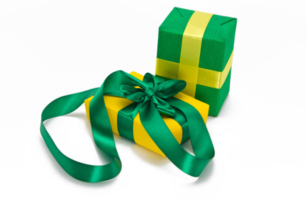 彩带礼盒图片下载