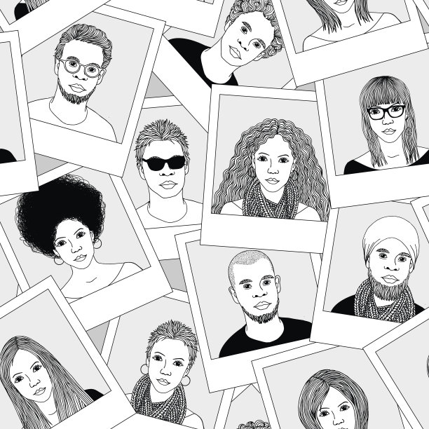 手绘照片图片下载