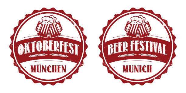 橡胶邮票-啤酒节图片下载