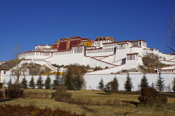 布达拉宫(西藏拉萨)素材图片