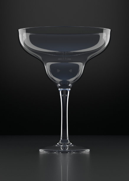 空的玛格丽塔酒杯图片下载