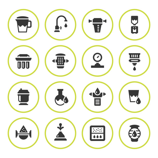 设置圆形的过滤器图标图片下载