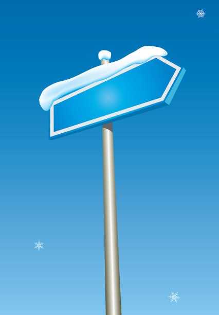 空白的蓝色指针。图片下载