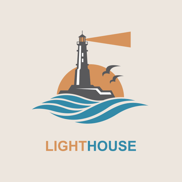 灯塔图标设计图片下载