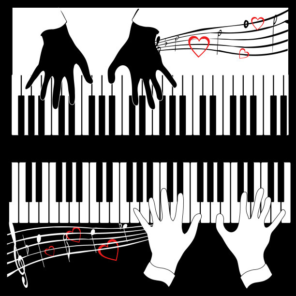 爱的音乐在四手为你发声图片下载