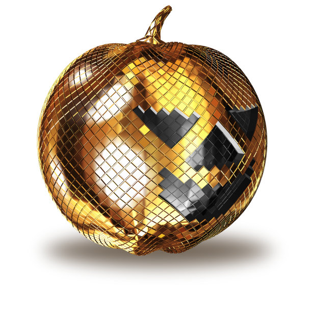 万圣节迪斯科球孤立图片下载