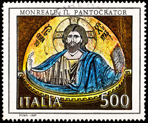 马赛克耶稣大教堂，Monreale，意大利西西里岛图片下载