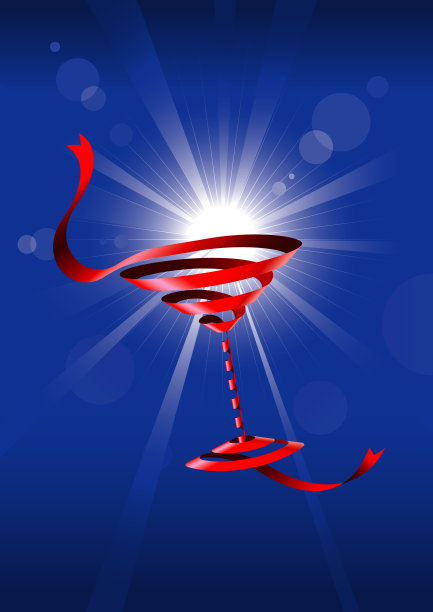 彩带艺术系列彩带玻璃图片下载