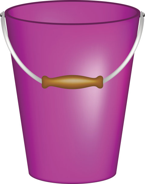 紫色设计的水桶图片下载