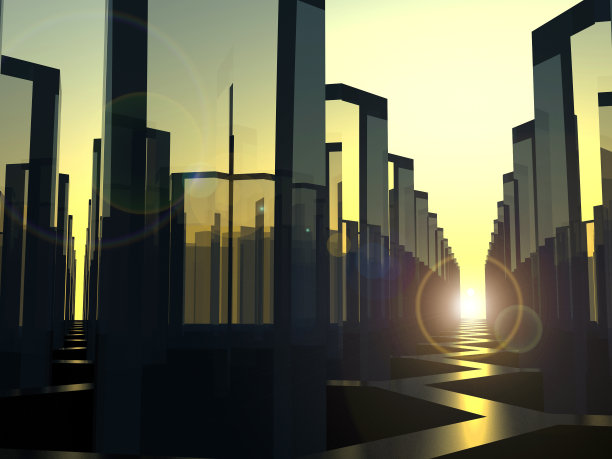 现代城市背景图片下载