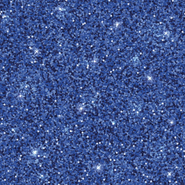 蓝色闪光无缝图案。向量素材图片