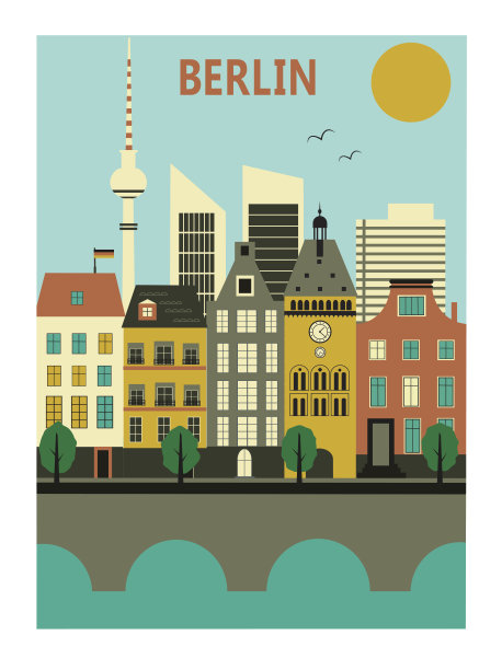 柏林的城市。图片下载