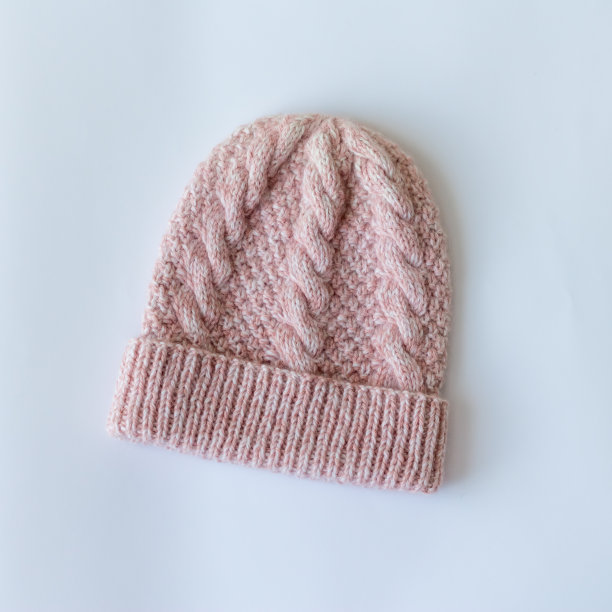 帽子和手套用羊毛手工连接图片下载