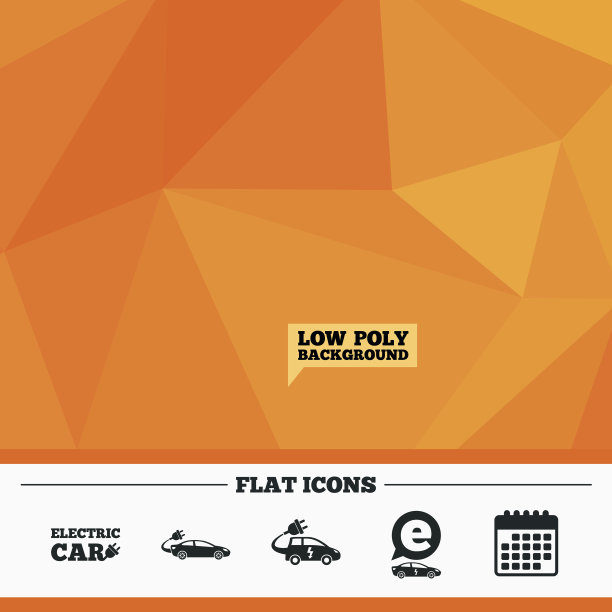 电动汽车的迹象。轿车和掀背式运输图片下载
