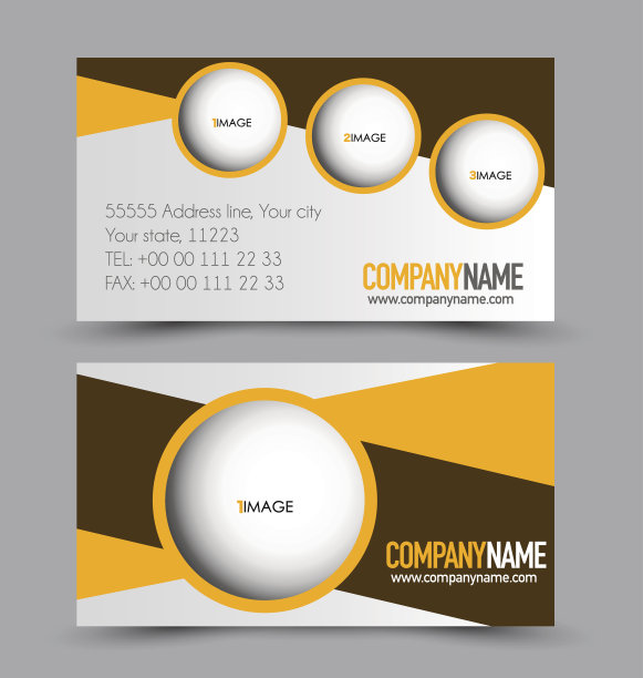 企业名片设计集模板公司风格。图片下载