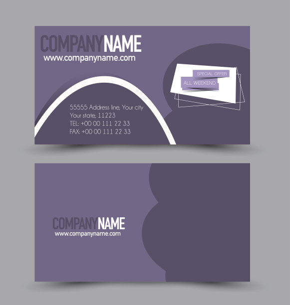 企业名片设计集模板公司风格。图片下载