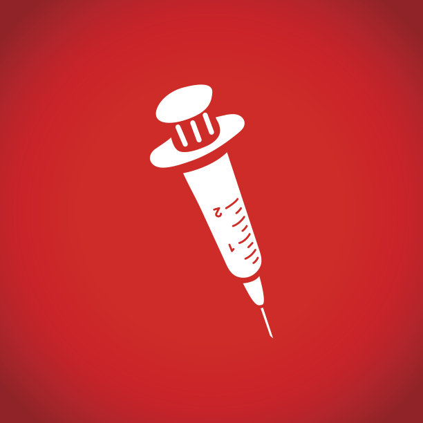 注射注射器平面图标矢量医疗应用程序和网站图片下载