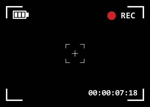 带有曝光和相机设置的取景器图片下载