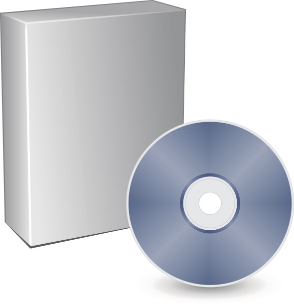 带有光盘的3d盒子图片下载