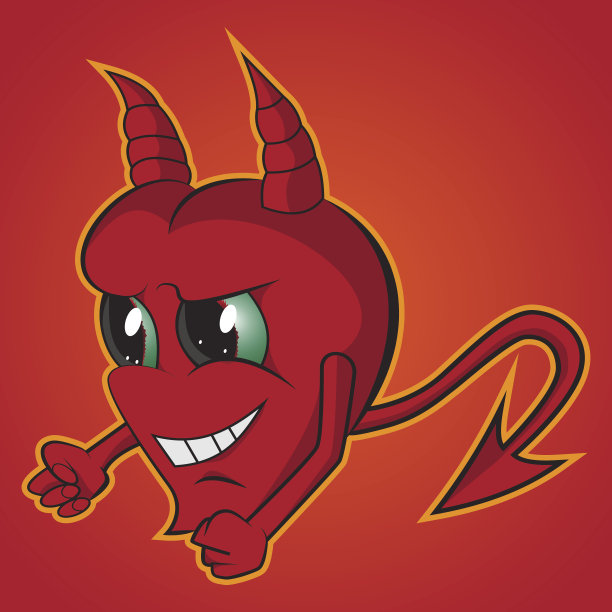 情人节恶魔的心图片下载