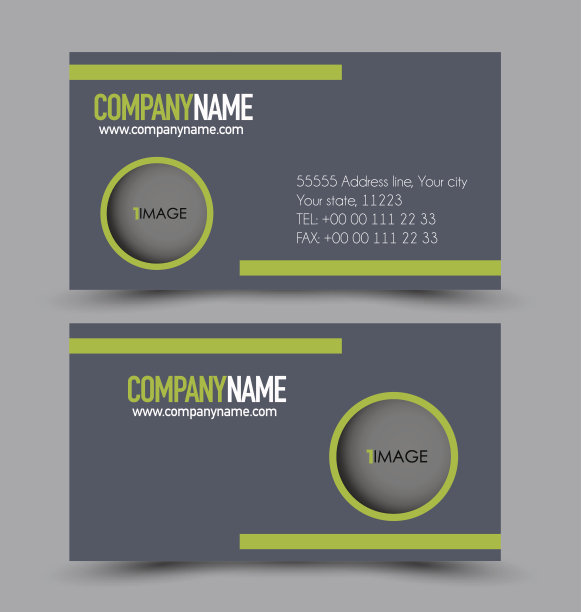 企业名片设计集模板公司风格。图片下载