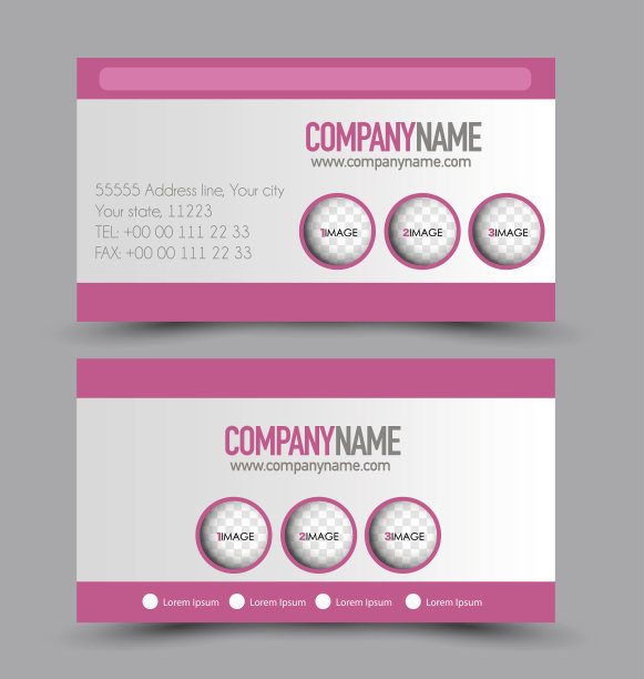 企业名片设计集模板公司风格。图片下载