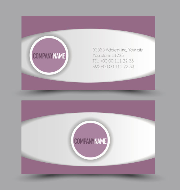 企业名片设计集模板公司风格。图片下载