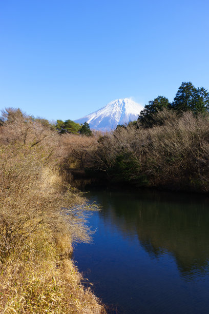 蓝天和富士山图片下载